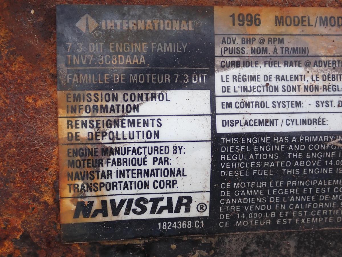 Used 1996 International 7.3L A215 Diesel Engine