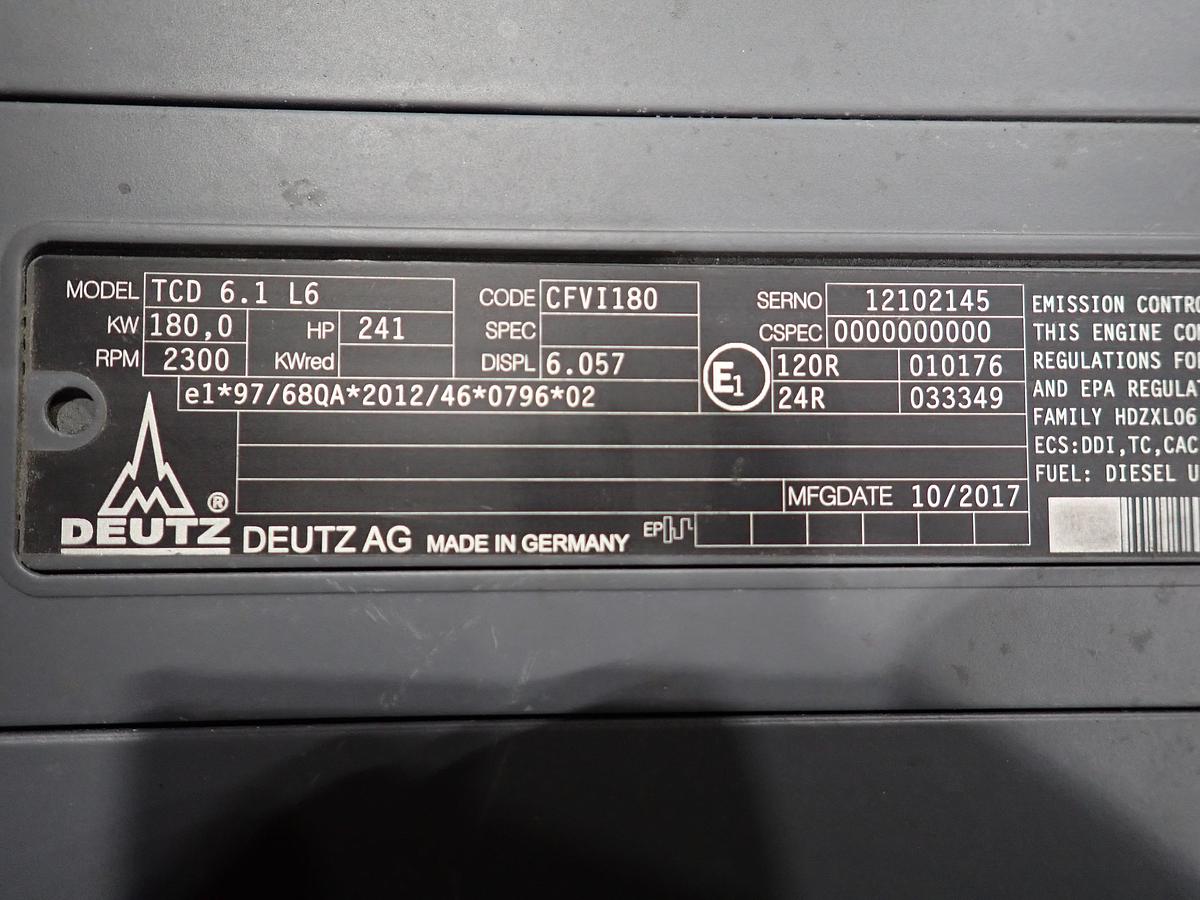 2017 Deutz TCD 6.1 L6 Diesel Engine UNUSED!