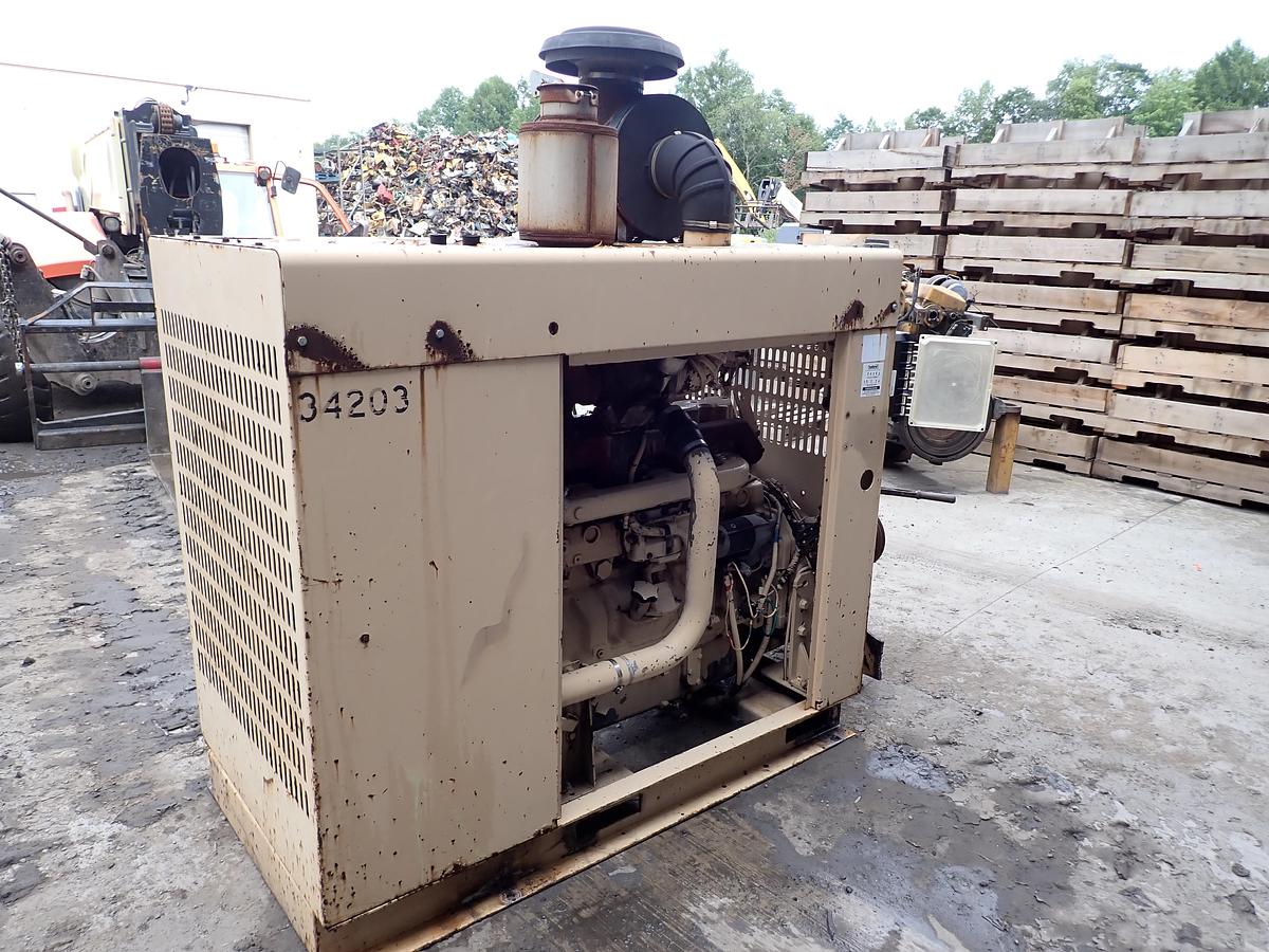 Used 2005 John Deere 6081HF070 Diesel Engine POWER UNIT w/ PTO CLUTCH