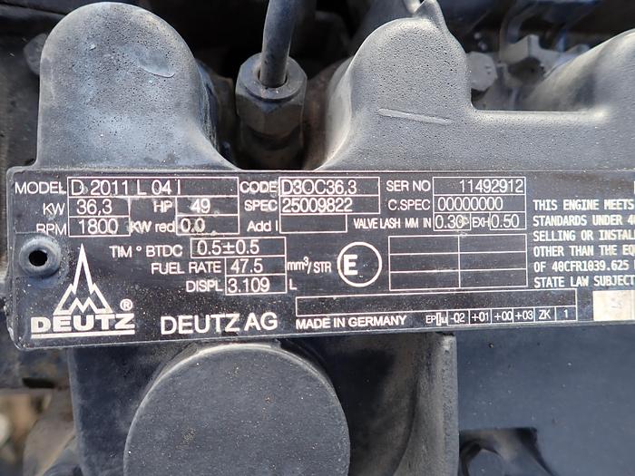 Used DEUTZ D2011 L04I