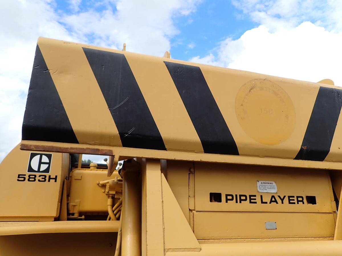 Used 1971 CAT 583H Crawler Pipelayer REAR WINCH