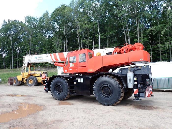 Used 1998 Tadano TR500XL-3 Rough Terrain Crane CLEAN! 50 TON! Twin Hoist Load Sense