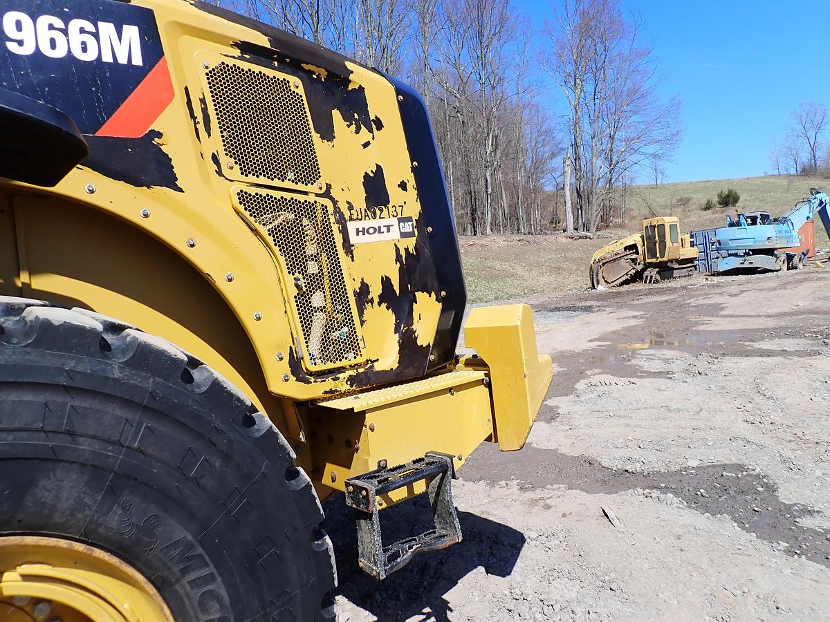 Used 2019 CAT 966M Wheel Loader Q/C & FORKS