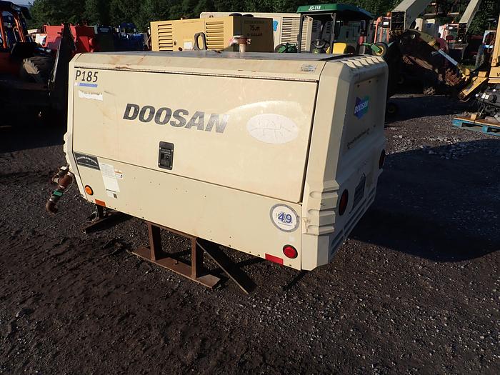 Used 2013 Doosan P185WJD-FX-T4I Air Compressor Deere Diesel