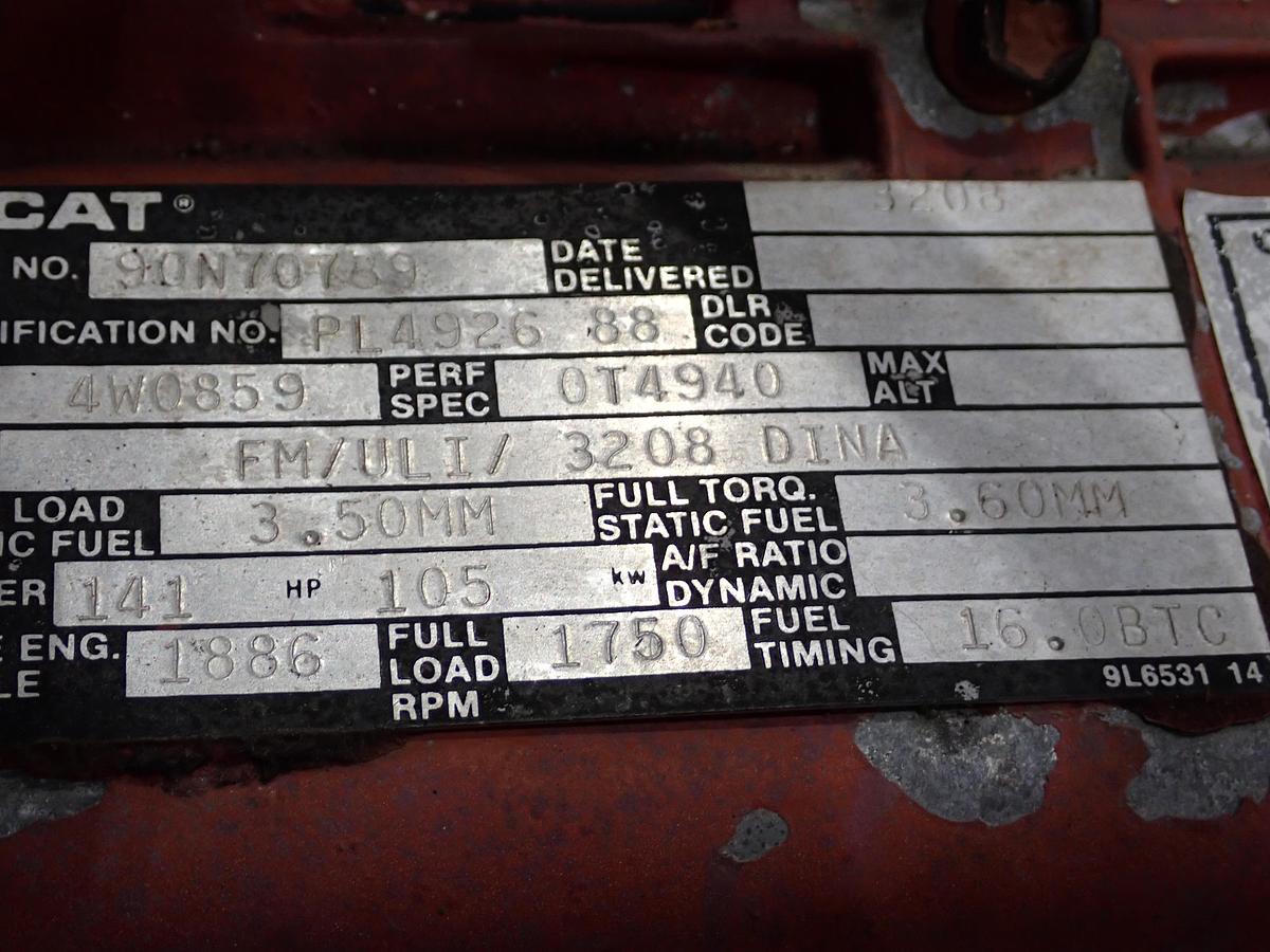 Used CAT 3208 Industrial Diesel Engine MARINE MANIFOLDS