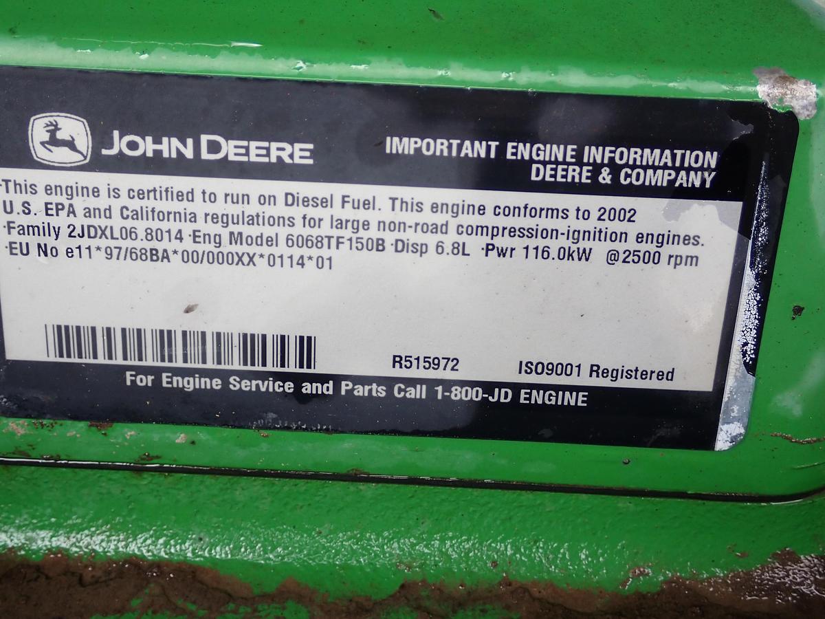 Used 2002 John Deere 6068TF150 Irrigation Power Unit