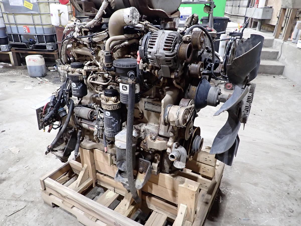 Used 2012 John Deere 4045HFC92 Turbo Diesel Engine IT4