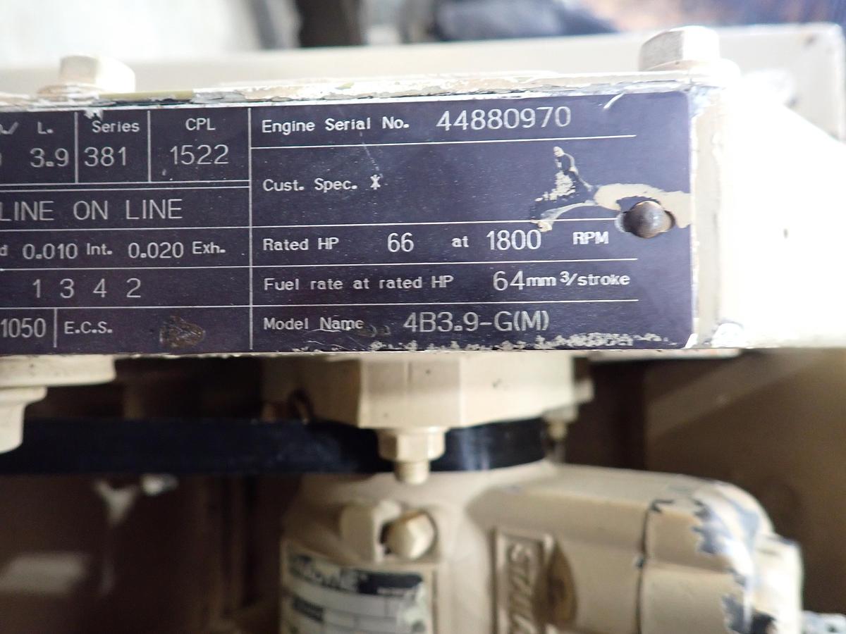 Used 1993 Cummins 4B 3.9 Marine Diesel Engine 