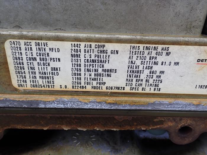 Used 1999 Detroit Diesel 12.7 Series 60 DDEC IV