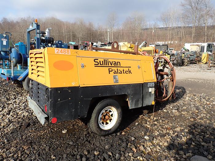 Used 2013 Sullivan Palatek D185PJD Air Compressor SANDBLASTER