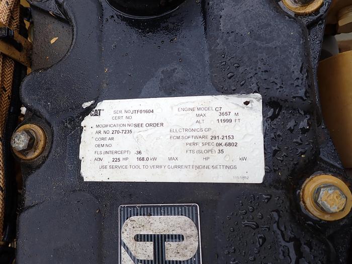 Used 2007 CAT C7 Industrial Diesel Power Unit 225 HP LOW HOURS!