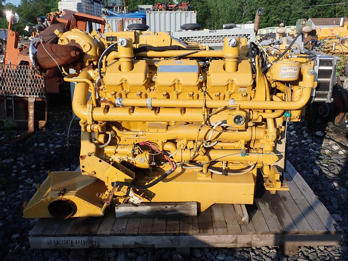 Used 2003 CAT 3412E MARINE Diesel Engine AR 177-1650