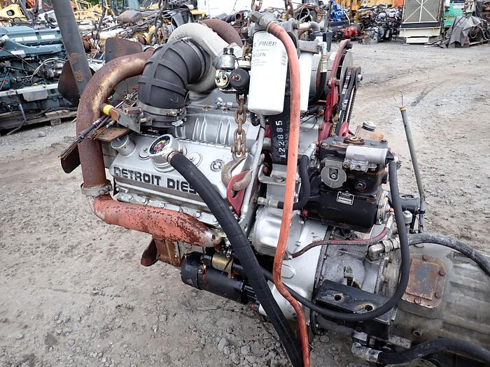 Used Detroit Diesel 6V92TA Silver Engine 8063-7400