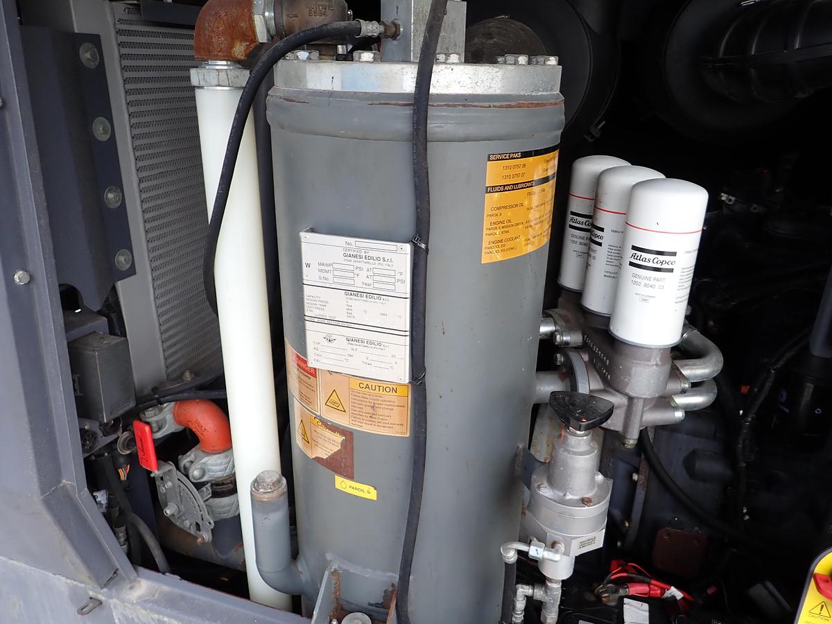 Used 2018 Atlas Copco XATS750 JD8 Air Compressor 175 PSI!