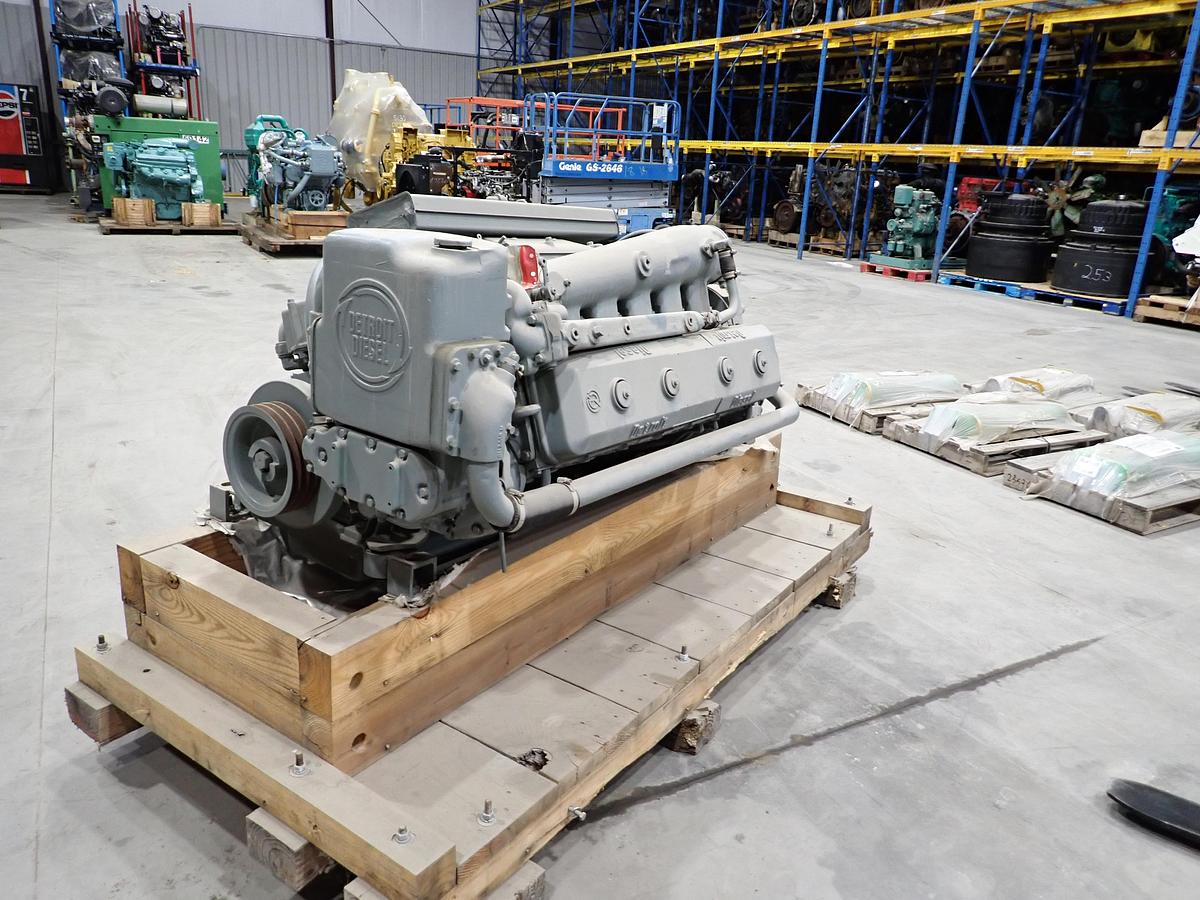 Detroit Diesel 6-71 Marine Engine GOV'T SURPLUS REBUILD W/ MARINE GEAR