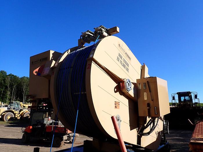 Used 2012 Condux Tesmec FRB616 Hydraulic Tensioner LOW HOURS! VIDEO! Cummins FRB-616