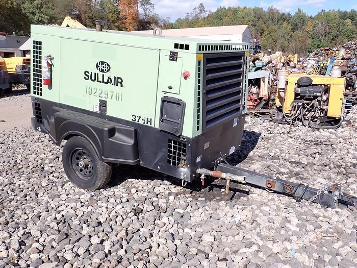 Used 2018 Sullair 375DH/DPQ 375 CFM Air Compressor 150 PSI!