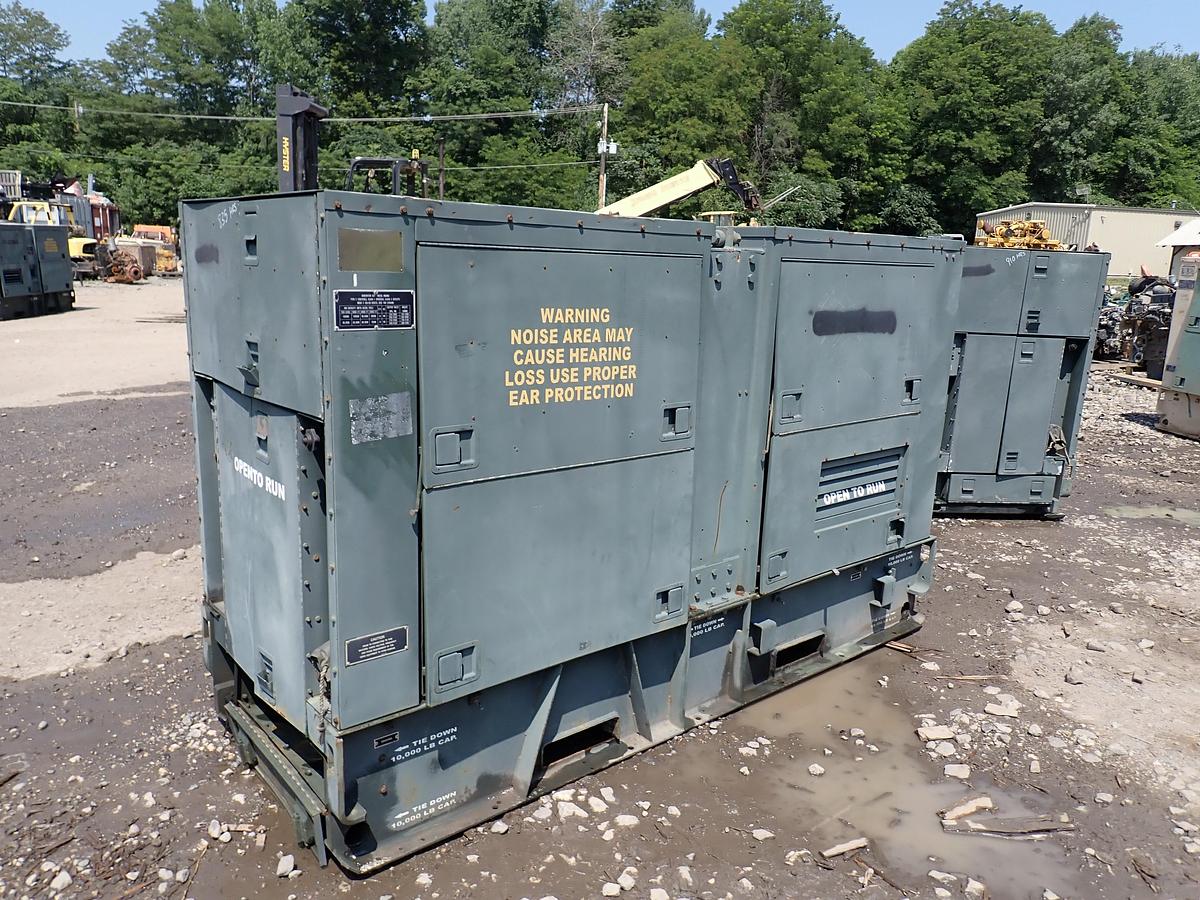 Used 1990 Libby MEP007B 100 KW Diesel Generator GOV'T SURPLUS