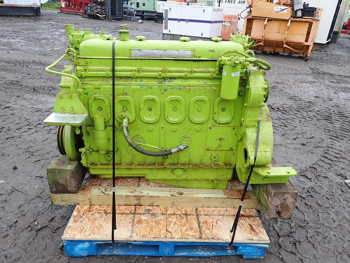 Refurbished Detroit Diesel 6-71 REBUILT Diesel Engine Terex Scraper