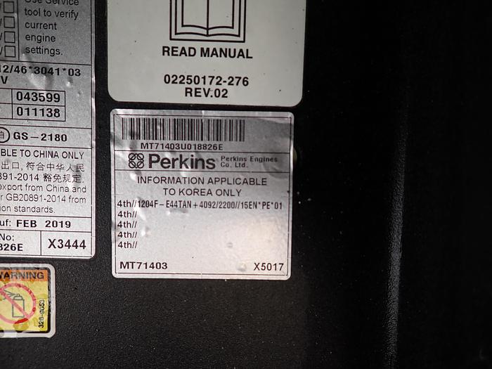 Used 2019 Sullair 375DH/AF/DPQ Air Compressor