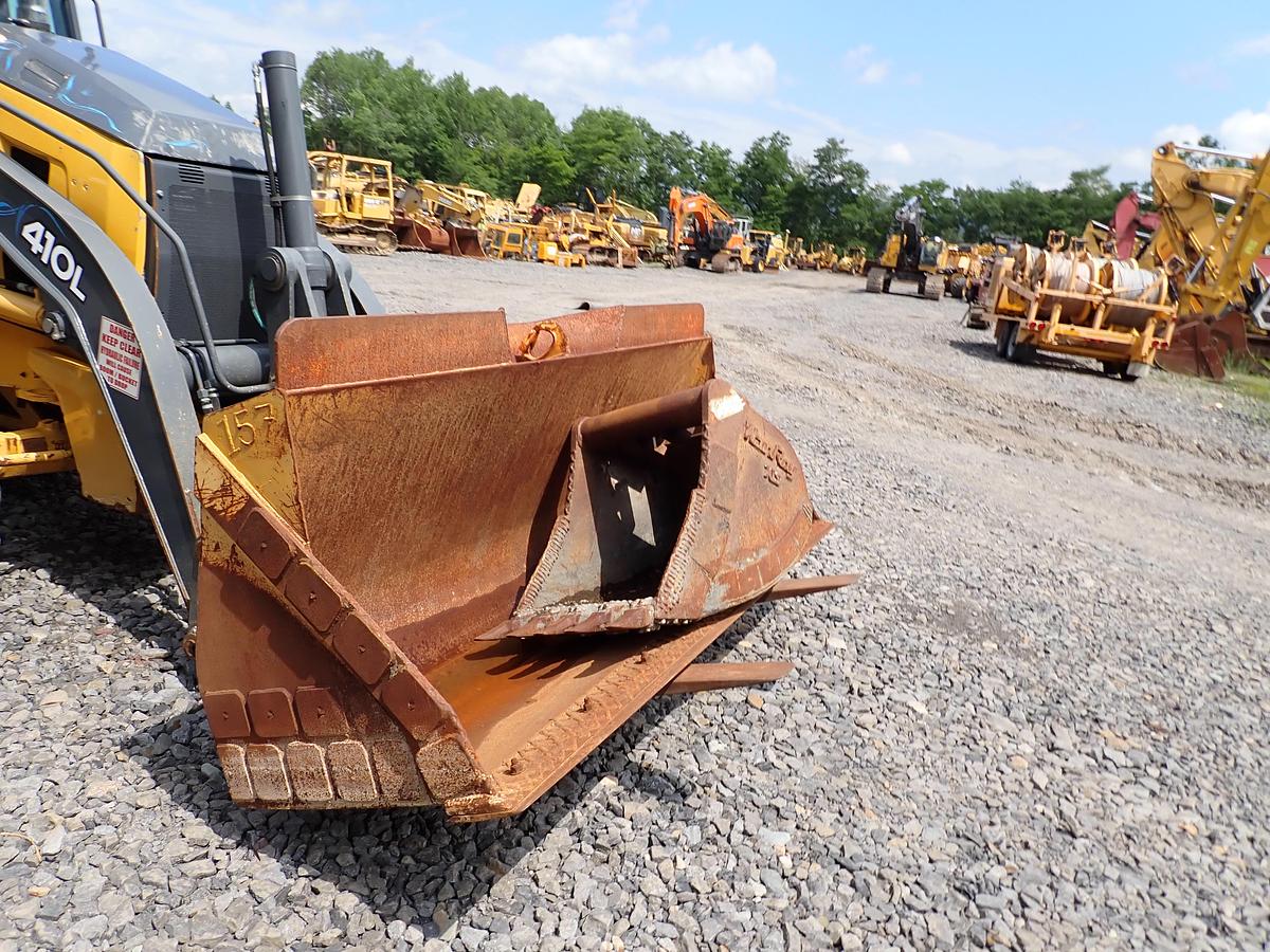 Used 2018 John Deere 410L Loader Backhoe LOADED! Q/C FORKS EXTENDAHOE