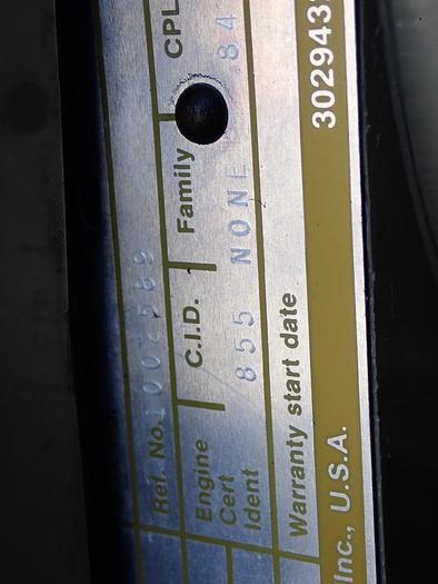 Used 1990 Cummins NT855-G6 250 KW Generator 1544 HOURS