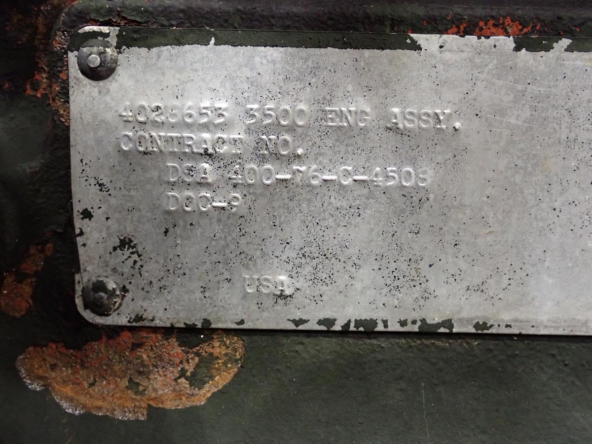 Used 1979 Allis Chalmers 3500 Diesel Engine