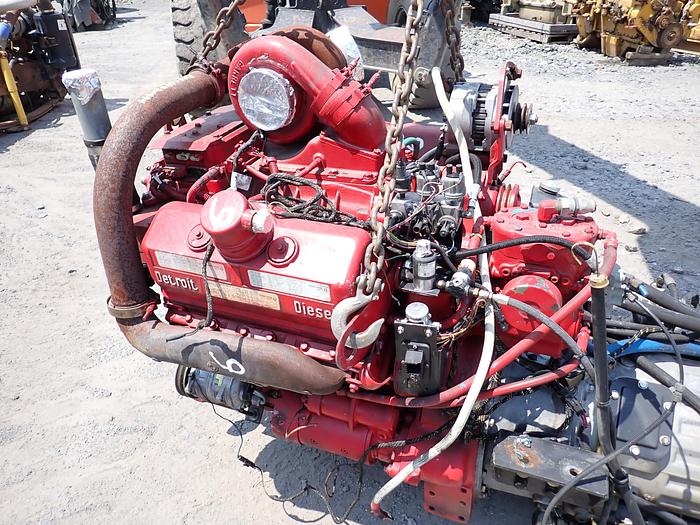 Used 1993 Detroit Diesel 6V92TA Truck Engine 350 HP DDEC