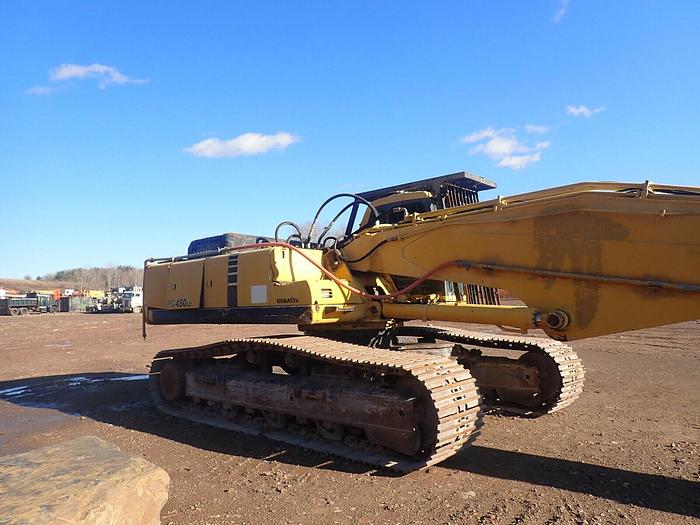 Used 2002 KOMATSU PC450 LC-6UHD Hydraulic Excavator HIGH REACH! Demolition Demo
