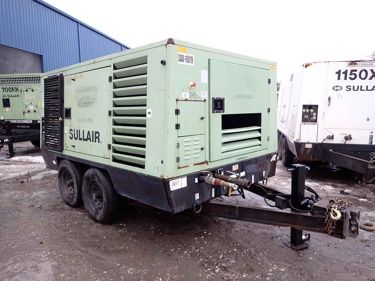 Used 2016 Sullair 900HAFDTQ 900 CFM Air Compressor