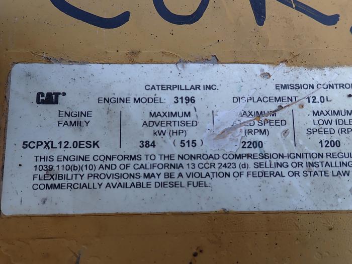 Used 2006 CAT 3196