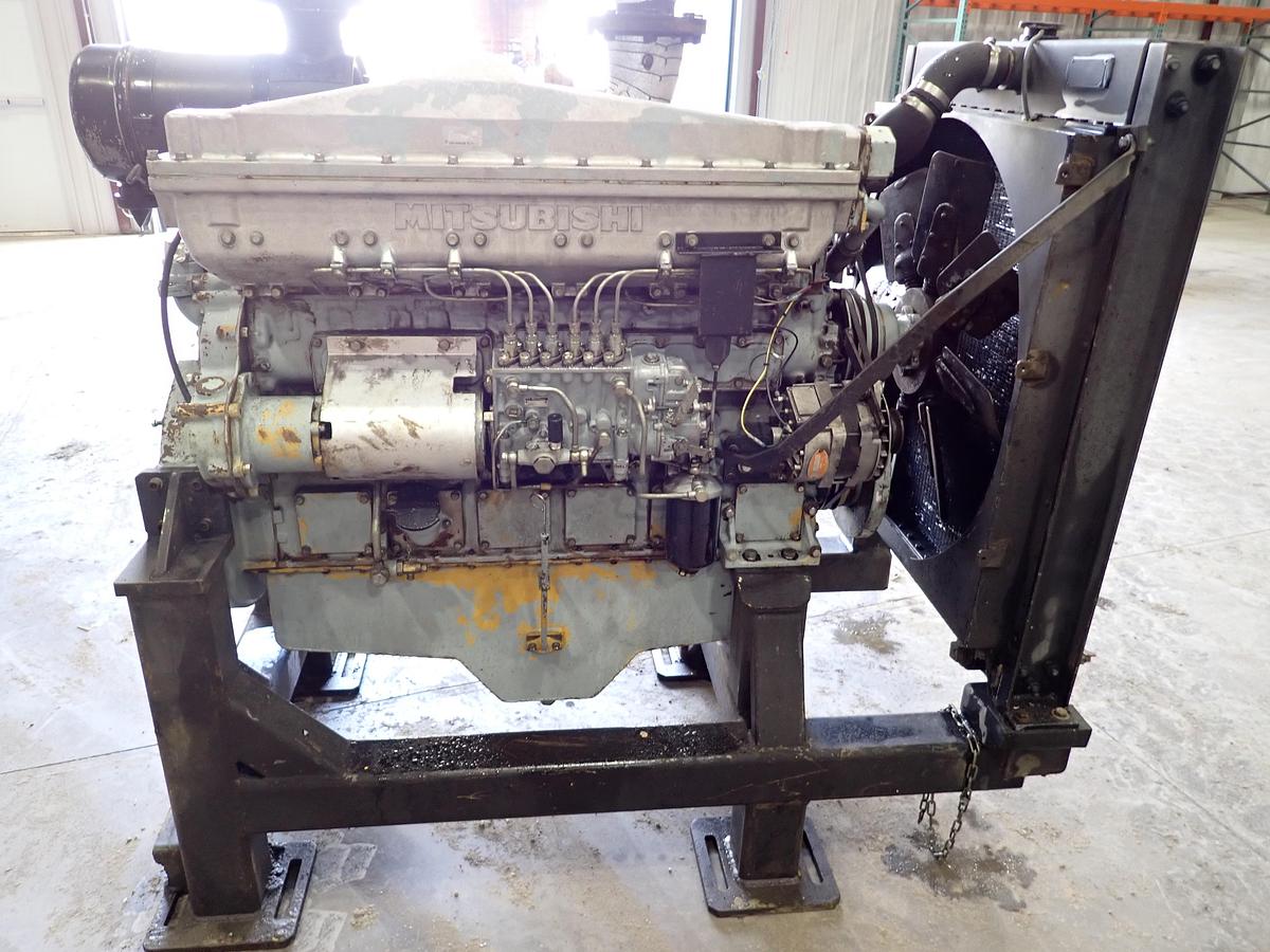 Refurbished 1983 Mitsubishi S6B-TA Diesel Engine POWER UNIT! FRESH REBUILD!
