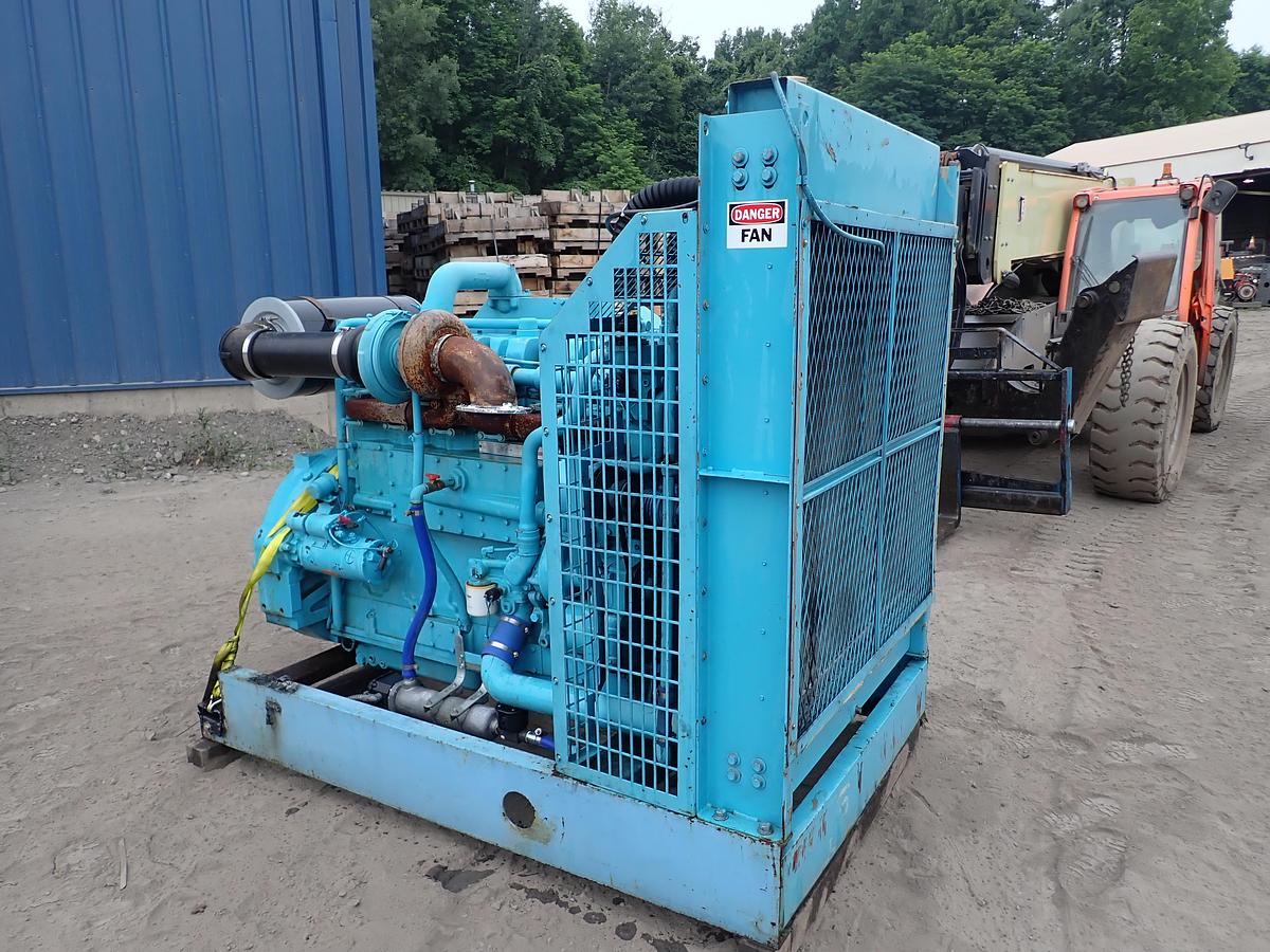 Used 1992 Cummins KTA19-G3 Diesel Engine POWER UNIT 284 HOURS!