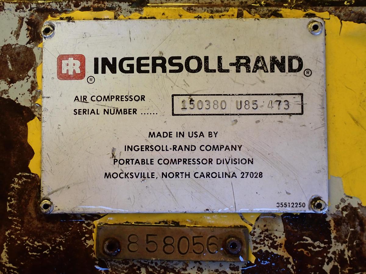 Used Ingersoll Rand XP600WCU 600 CFM Air Compressor