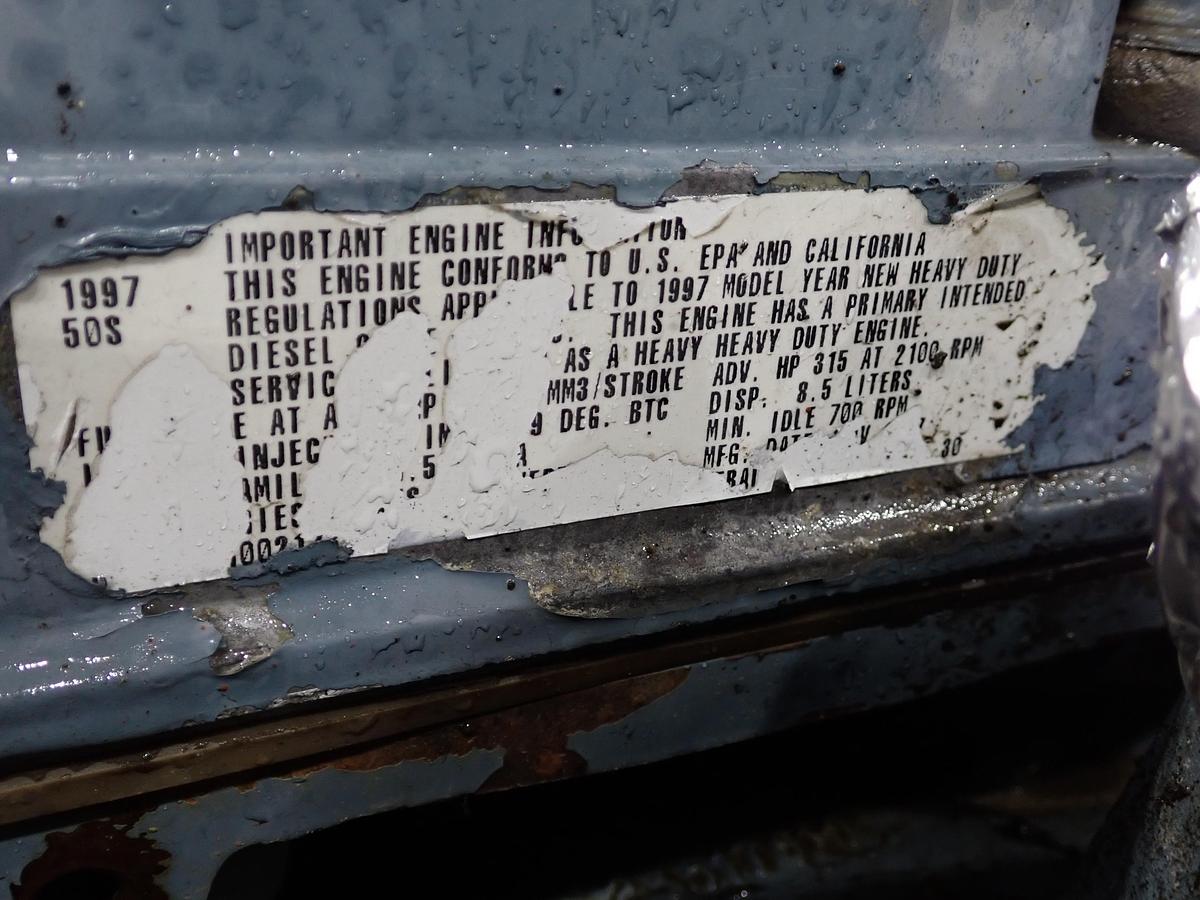 Used 1997 Detroit Diesel Series 50 8.5 Liter Engine 315 HP 