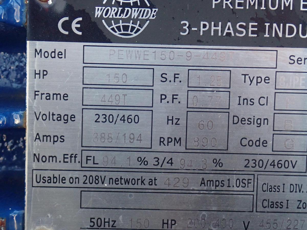 Used 2016 Gorman Rupp PA14B60 14" Water Pump ELECTRIC