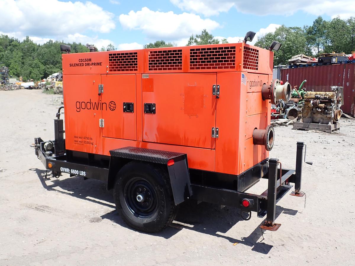 Used 2015 Godwin CD150M 6" Critical/Quiet Enclosure Water Pump