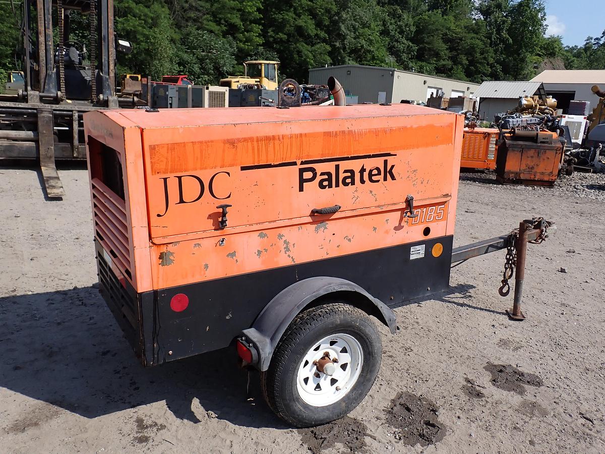 Used Sullivan Palatek DF185P3IZ 185 CFM Air Compressor ISUZU DIESEL