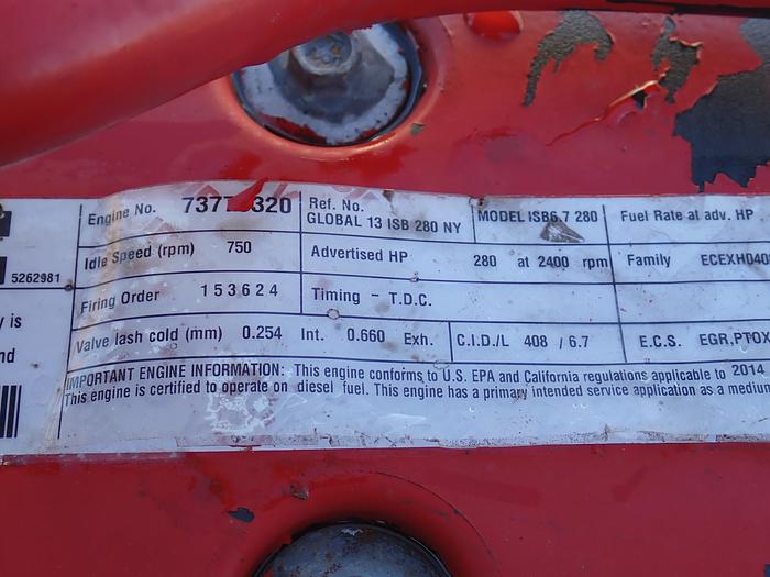 Used 2014 Cummins ISB 280 Diesel Engine CPL 3612