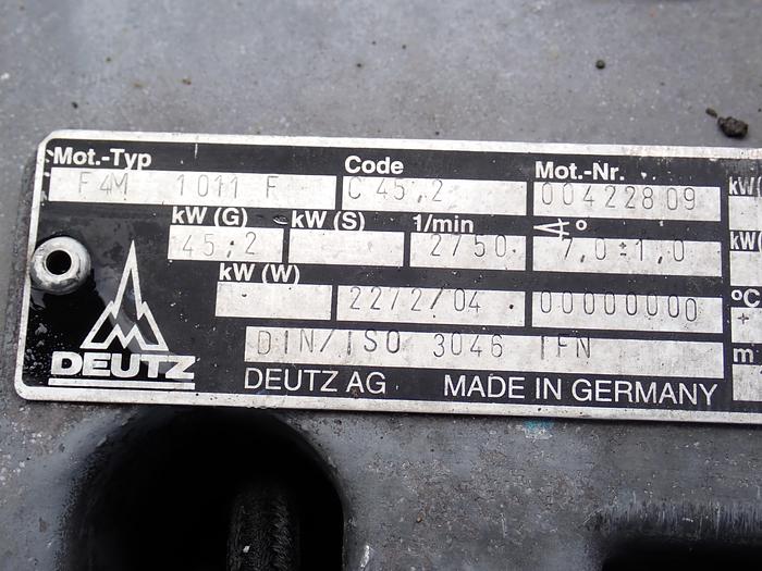 Used Deutz F4M1011F