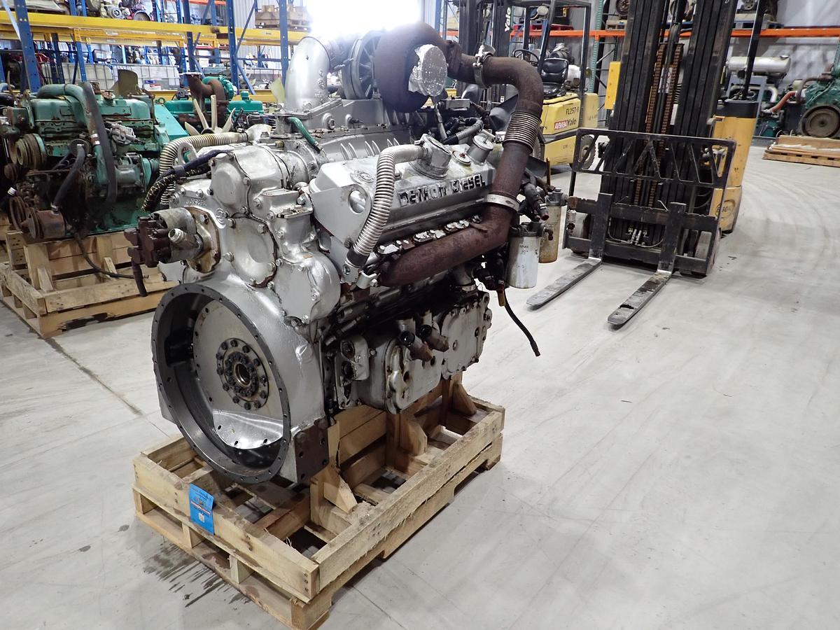 Used 1994 Detroit Diesel 8V92TA DDEC Engine 8087-7K40