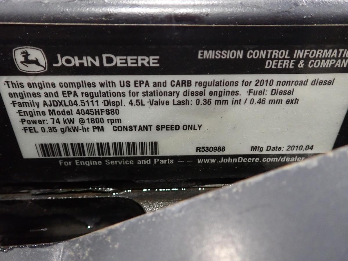 Used 2010 John Deere 4045HFS80 Diesel Engine