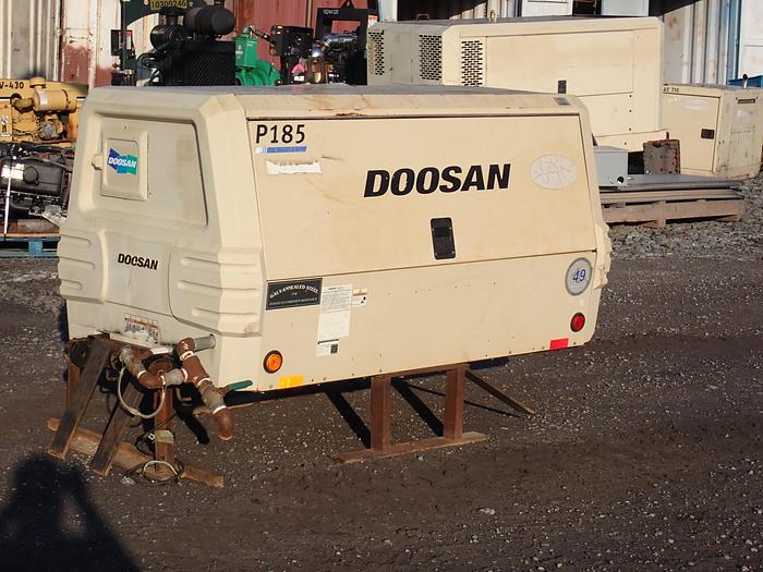 Used 2013 Doosan P185WJD-FX-T4I Air Compressor Deere Diesel