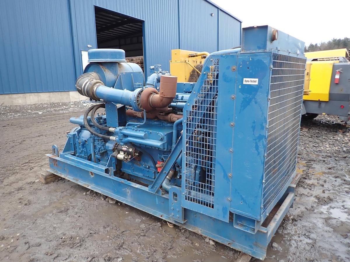 Used 1980 Cummins KTA-600 Diesel Engine LOW HOUR POWER UNIT!