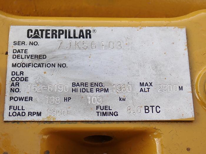 Used 2002 CAT 3066T Diesel Engine LOW HOURS! 320CL Excavator 162-6190