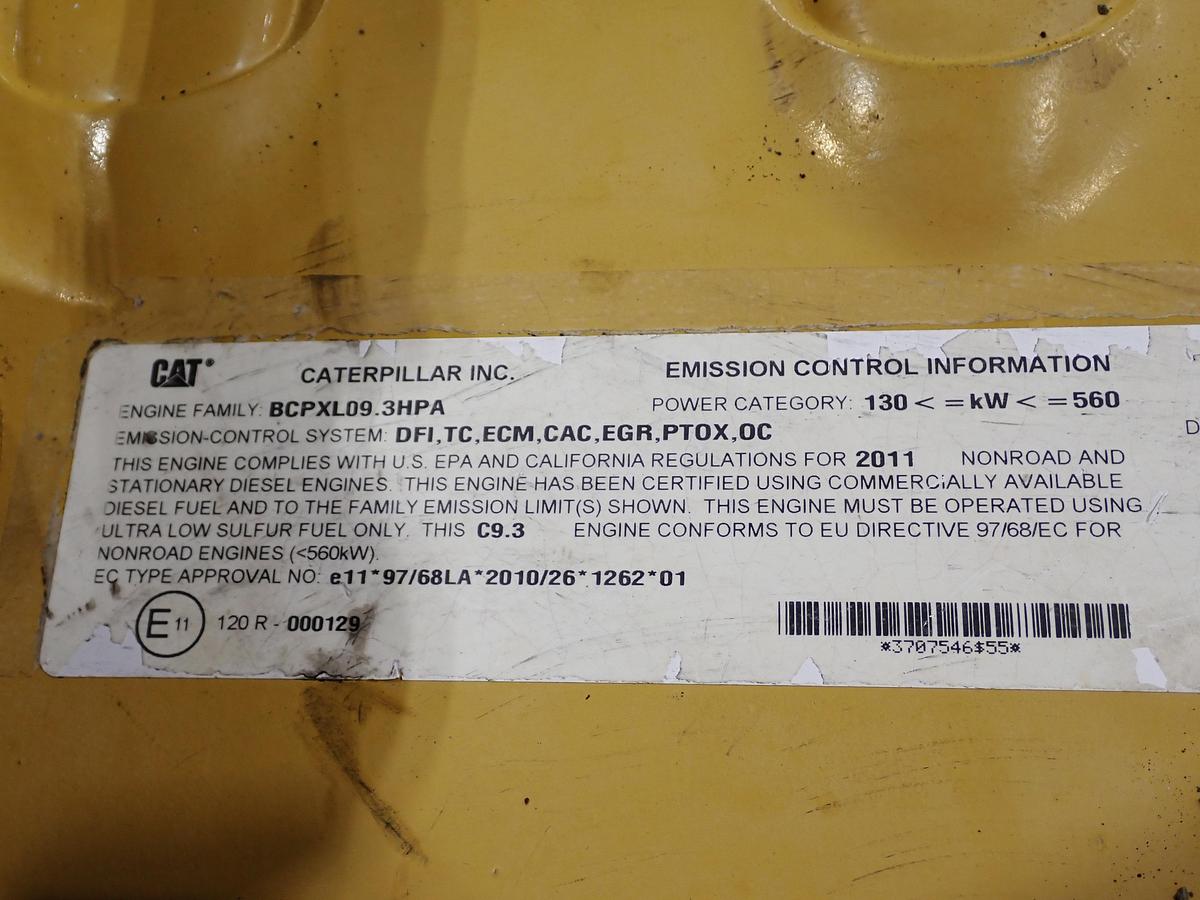 Used 2011 CAT C9.3 Diesel Engine 336EL Excavator AR # 364-0687