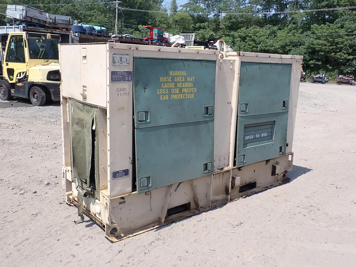Used 1990 Libby MEP007B 100 KW Diesel Generator GOV'T SURPLUS