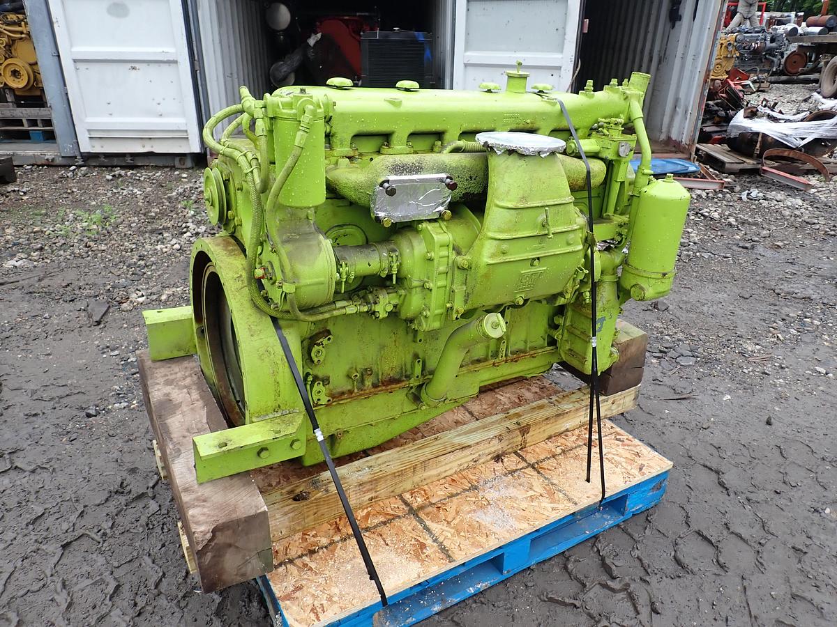 Refurbished Detroit Diesel 6-71 REBUILT Diesel Engine Terex Scraper