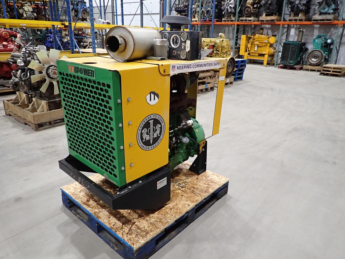 Used 2014 John Deere 4045TF280 LOW HOUR Diesel Engine POWER UNIT