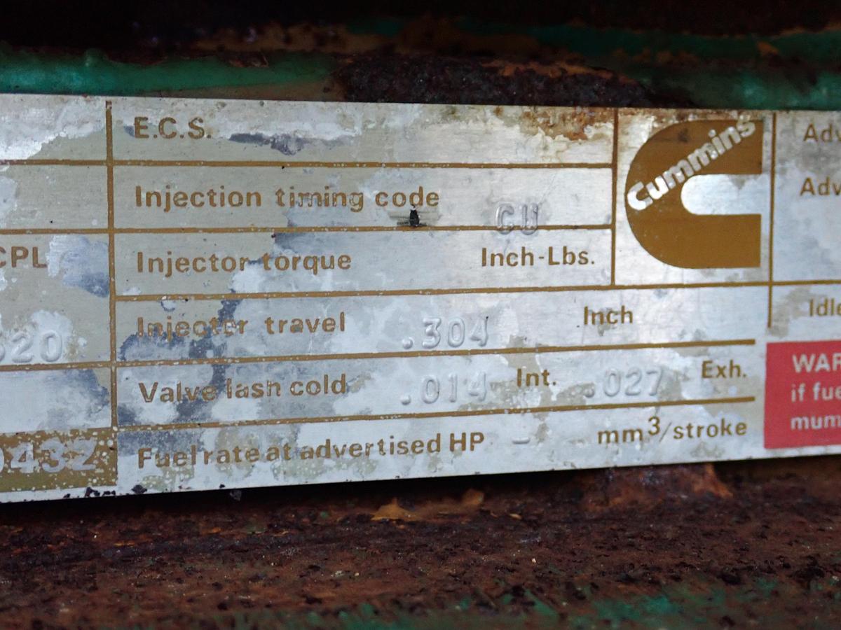 Used 1986 Onan 400.0DFN 400 KW STANDBY Generator